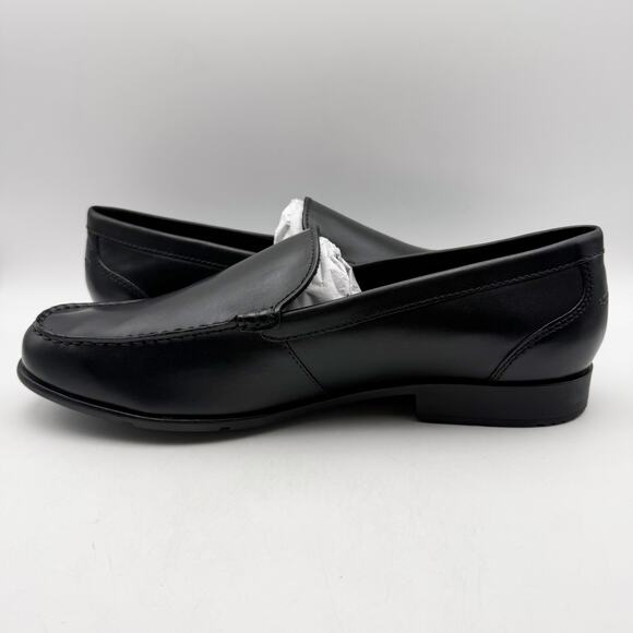 Rockport Mens Classic Lite Venetian Loafers US 15 Wide Black Leather NIB - Picture 8 of 13